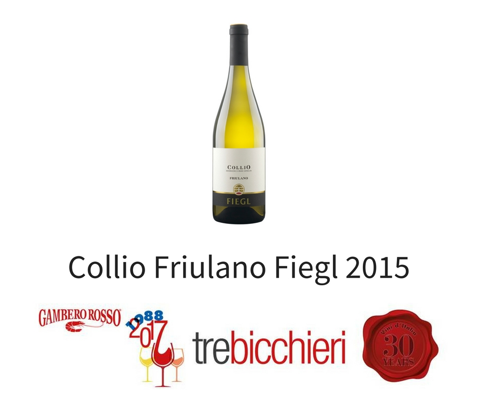 Tre bicchieri Friulano Fiegl
