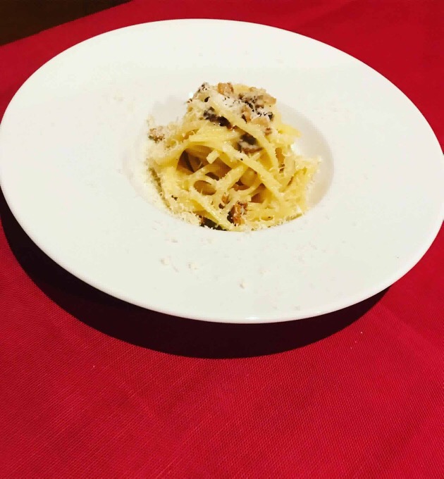 Linguine alla carbonara